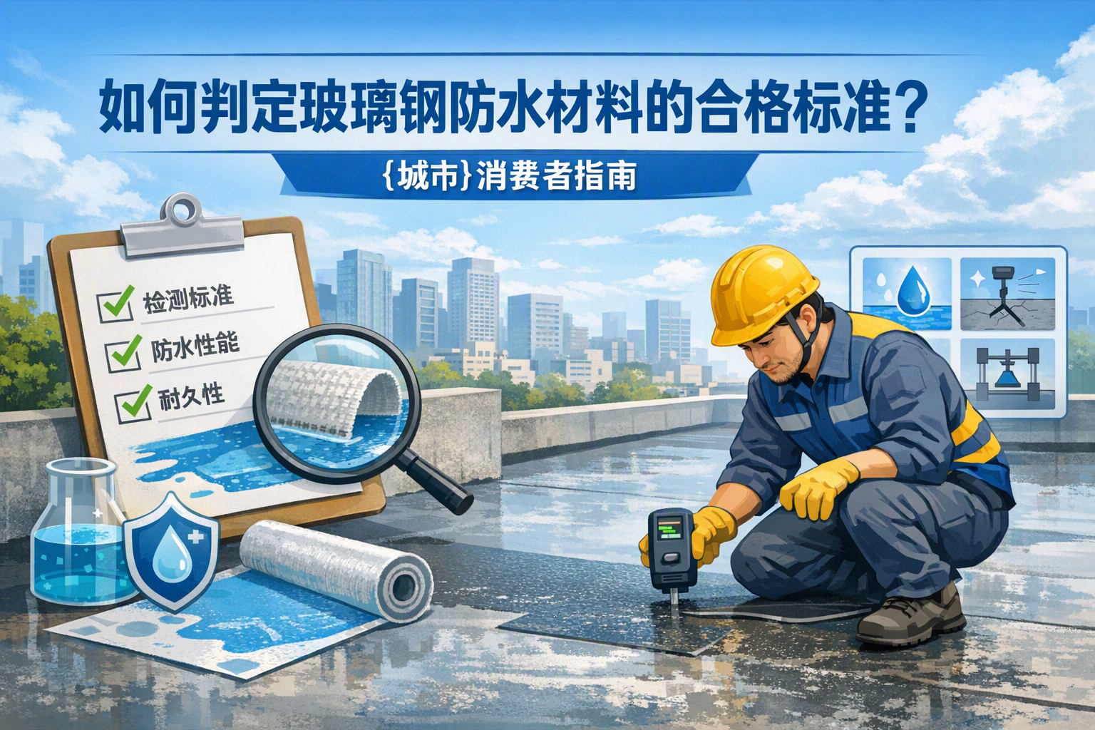 如何判定玻璃钢防水材料的合格标准？ 蚌埠 消费者指南
