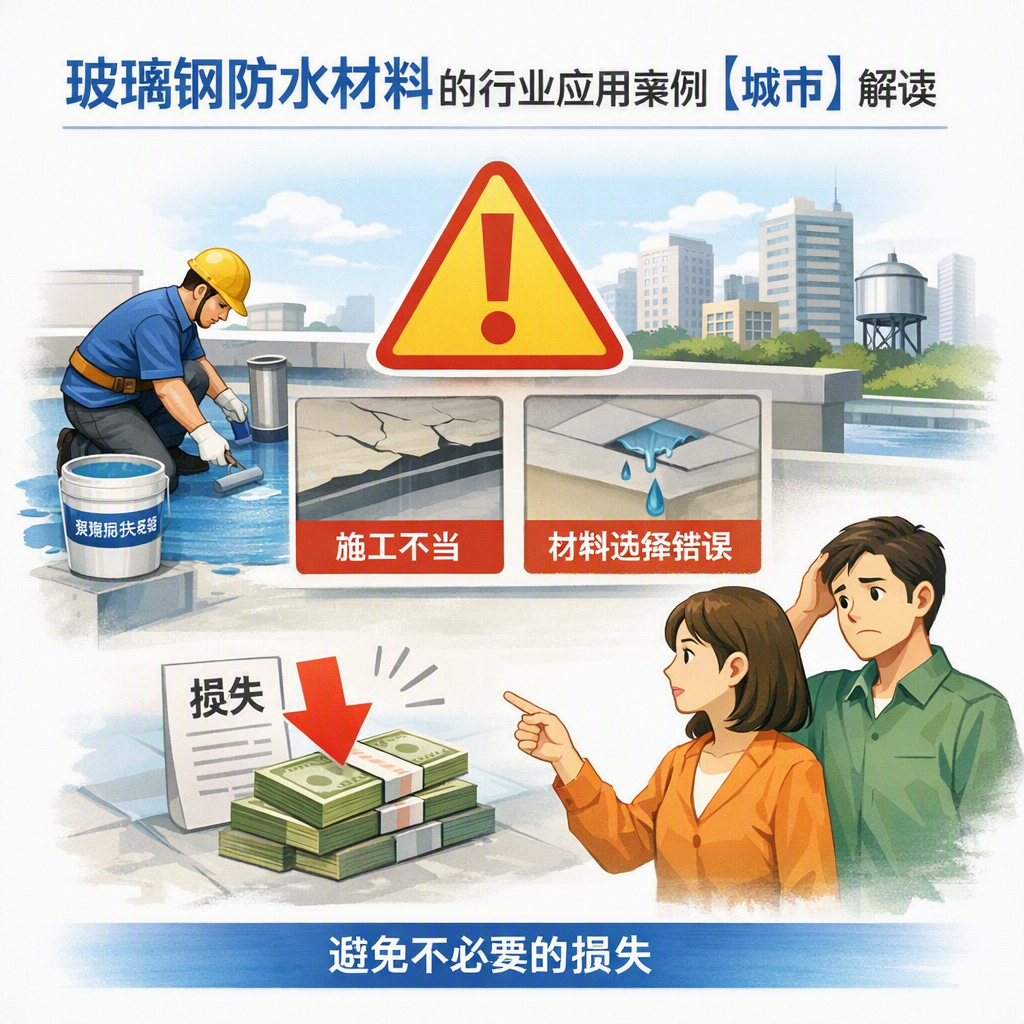 玻璃钢防水材料的行业应用案例，蚌埠解读
