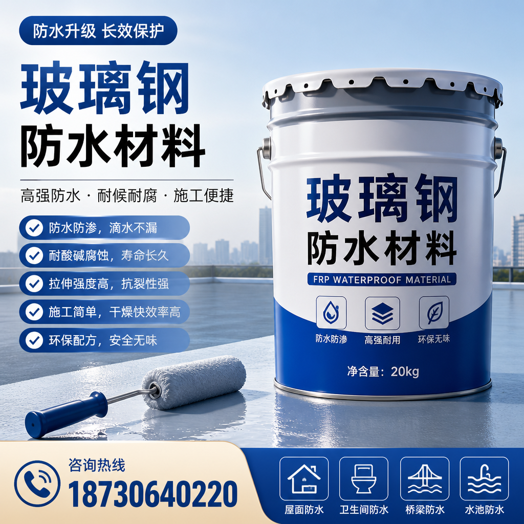专家解析：玻璃钢防水材料的市场前景分析在 蚌埠